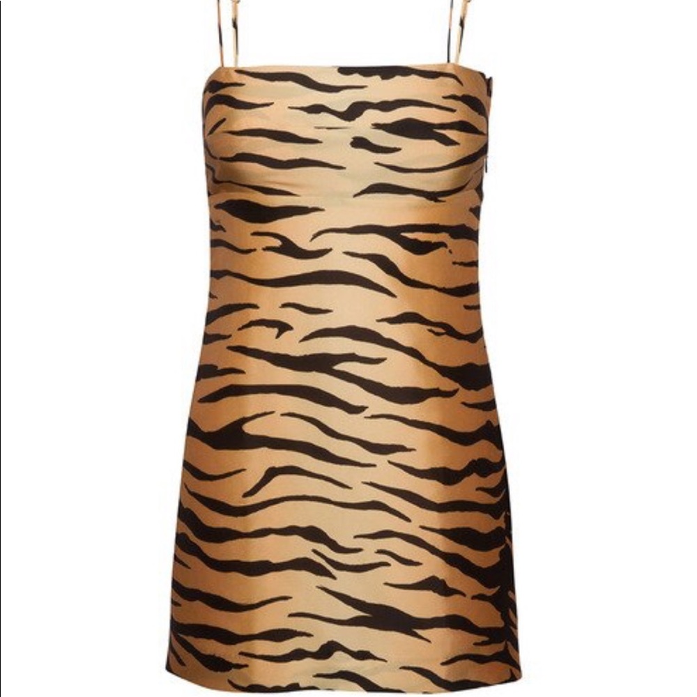 Tiger Print Mini Dress